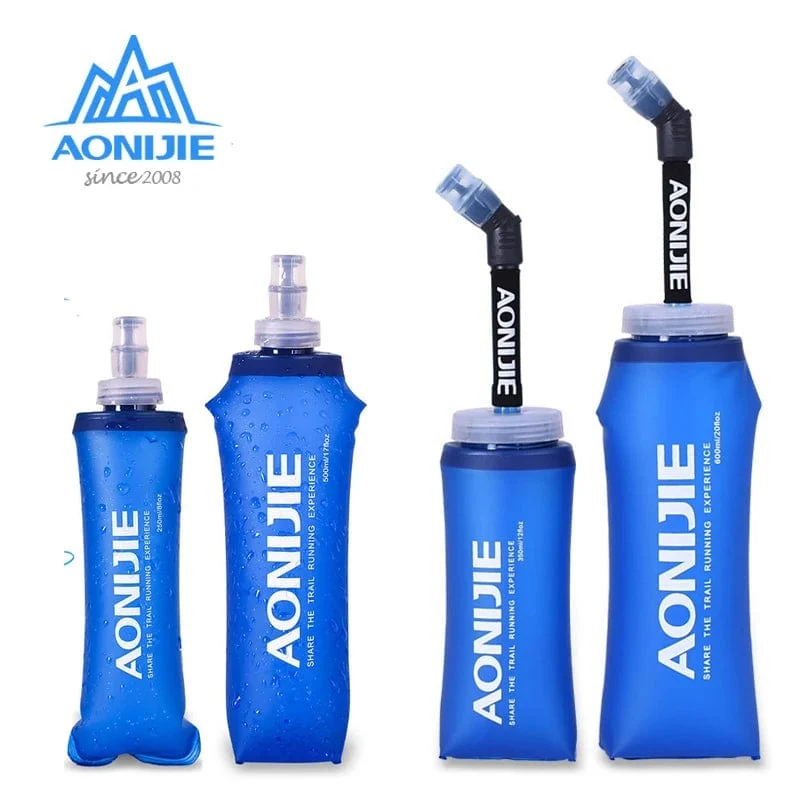 AONIJIE 170 ml 200 ml 250 ml 500 ml 350 ml 600 ml Laufsport Fahrrad Weiche Wasserflasche Falten TPU Weiche Flasche Wasserbeutel Tasse