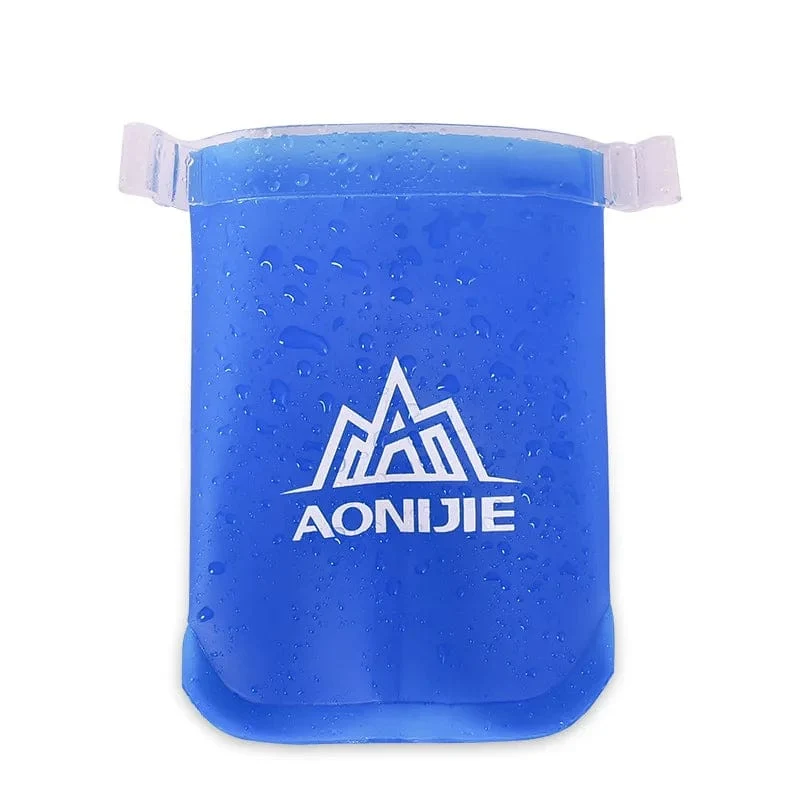 AONIJIE 170 ml 200 ml 250 ml 500 ml 350 ml 600 ml Laufsport Fahrrad Weiche Wasserflasche Falten TPU Weiche Flasche Wasserbeutel Tasse
