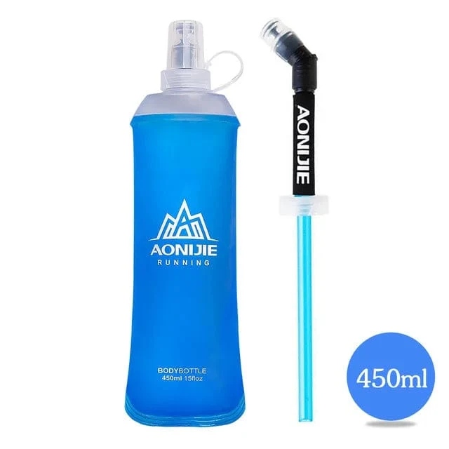 AONIJIE 170 ml 200 ml 250 ml 500 ml 350 ml 600 ml Laufsport Fahrrad Weiche Wasserflasche Falten TPU Weiche Flasche Wasserbeutel Tasse