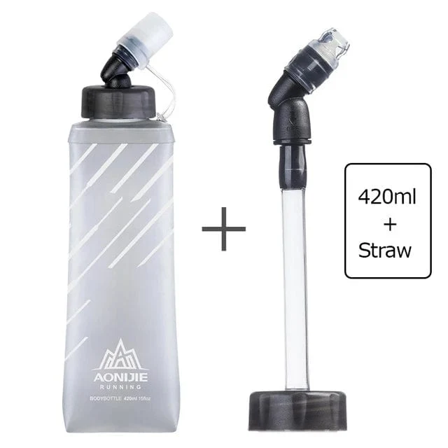 AONIJIE 170 ml 200 ml 250 ml 500 ml 350 ml 600 ml Laufsport Fahrrad Weiche Wasserflasche Falten TPU Weiche Flasche Wasserbeutel Tasse