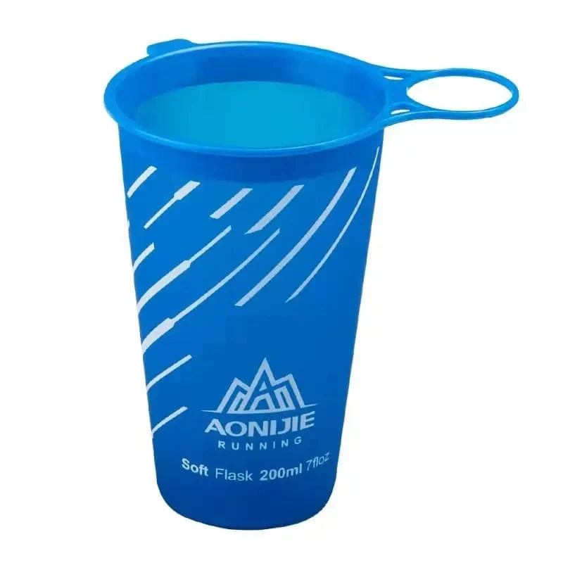 AONIJIE 170 ml 200 ml 250 ml 500 ml 350 ml 600 ml Laufsport Fahrrad Weiche Wasserflasche Falten TPU Weiche Flasche Wasserbeutel Tasse