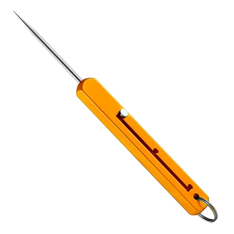 Tragbare Titan-Zahnstocher, Taschenzahnstocher, Metall-Zahnstocherhalter, Outdoor-Picknick, Camping, praktischer, hochwertiger Zahnstocher