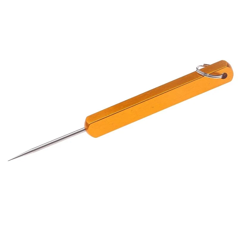 Tragbare Titan-Zahnstocher, Taschenzahnstocher, Metall-Zahnstocherhalter, Outdoor-Picknick, Camping, praktischer, hochwertiger Zahnstocher