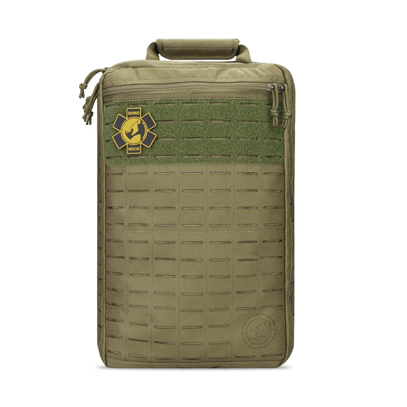 Rhino Erste-Hilfe-Überlebensset, taktische IFAK-Tasche, mitgeliefertes Camping-Set mit 20 EMT-Artikeln für militärische Notfälle im Freien
