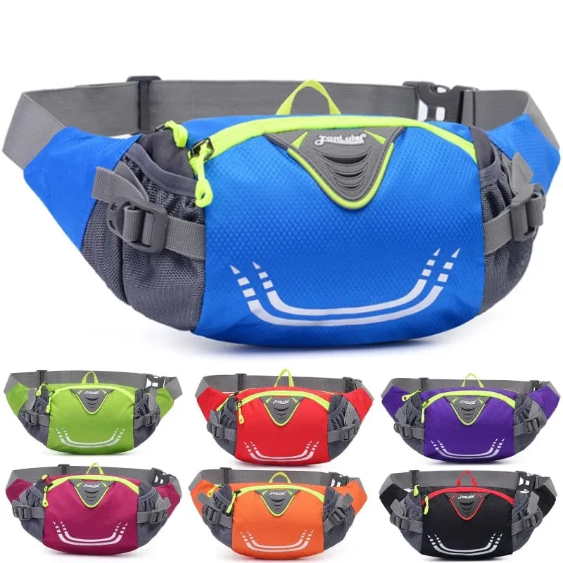 Fahrrad Reiten Radfahren Laufen Angeln Wandern Taille Tasche Fanny Pack Outdoor Gürtel Wasserkocher Beutel Gym Sport Fitness Wasser Flasche Tasche