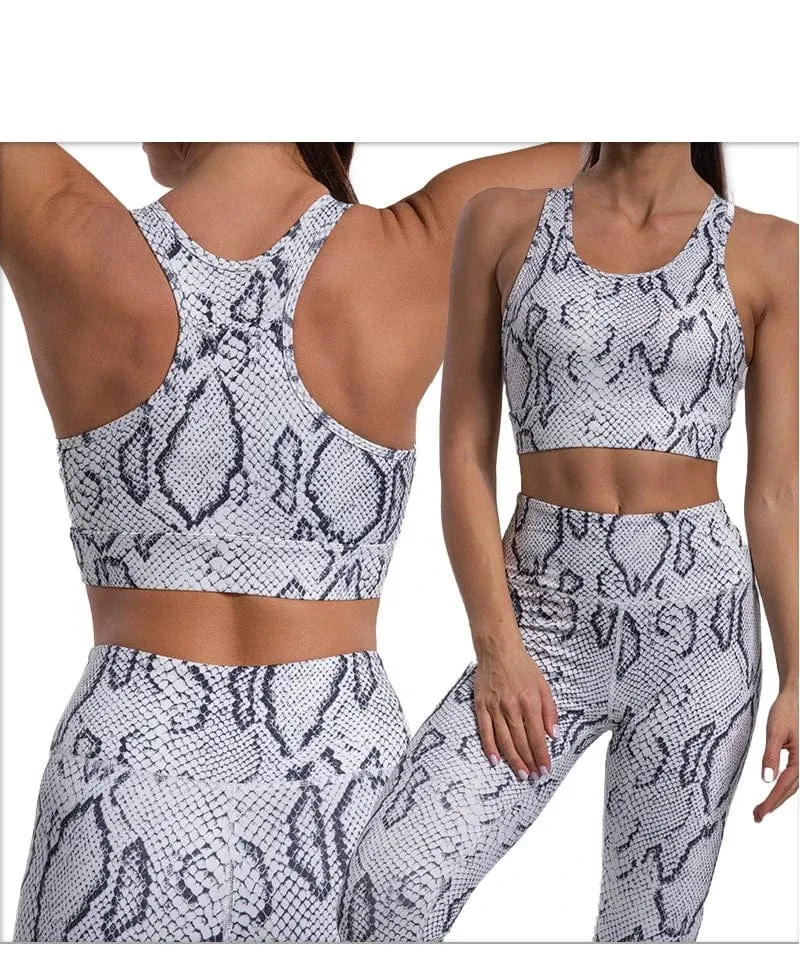 Leopard Print Yoga Set Frauen Kleidung Kostenloser Versand Quick Dry frauen Fitness Hosen Sets Frau Outfits frauen Gym hosen Anzug