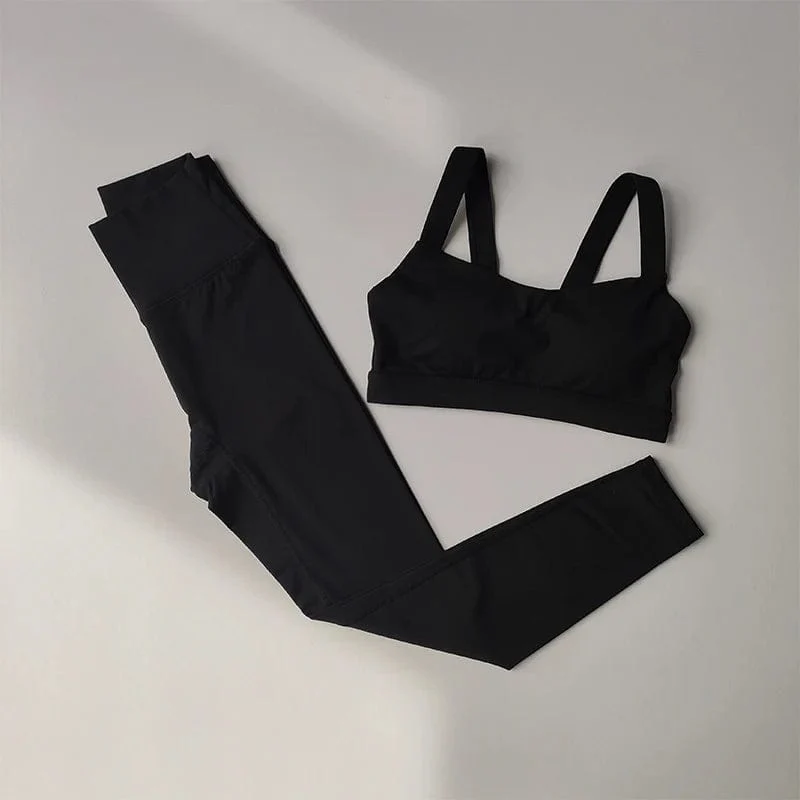 Yoga-Set für Damen, professioneller Fitnessanzug für Sport-BHs, Trainings- und Laufanzug, schnelltrocknende Leggings, fortgeschrittener Fitnessanzug