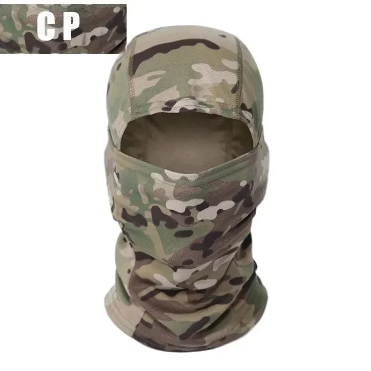 Multicam Taktische Sturmhaube, Militär-Vollgesichtsmaske, Schildabdeckung, Radfahren, Armee, Airsoft, Jagdmütze, Tarnung, Sturmhaube, Schal