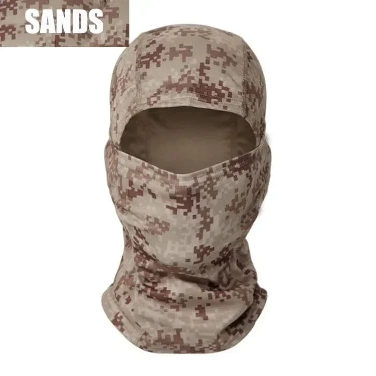 Multicam Taktische Sturmhaube, Militär-Vollgesichtsmaske, Schildabdeckung, Radfahren, Armee, Airsoft, Jagdmütze, Tarnung, Sturmhaube, Schal