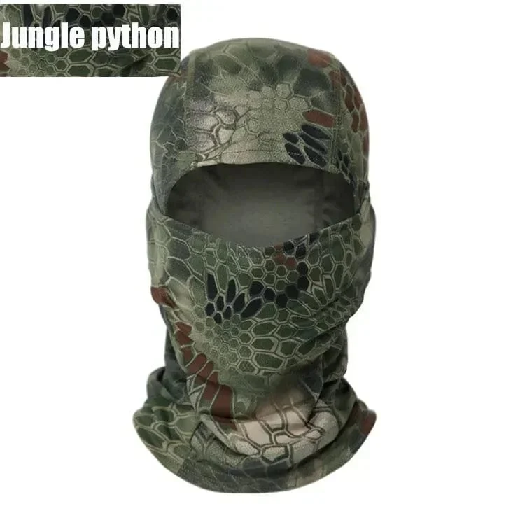 Multicam Taktische Sturmhaube, Militär-Vollgesichtsmaske, Schildabdeckung, Radfahren, Armee, Airsoft, Jagdmütze, Tarnung, Sturmhaube, Schal