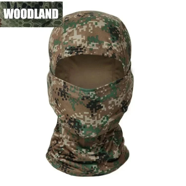 Multicam Taktische Sturmhaube, Militär-Vollgesichtsmaske, Schildabdeckung, Radfahren, Armee, Airsoft, Jagdmütze, Tarnung, Sturmhaube, Schal