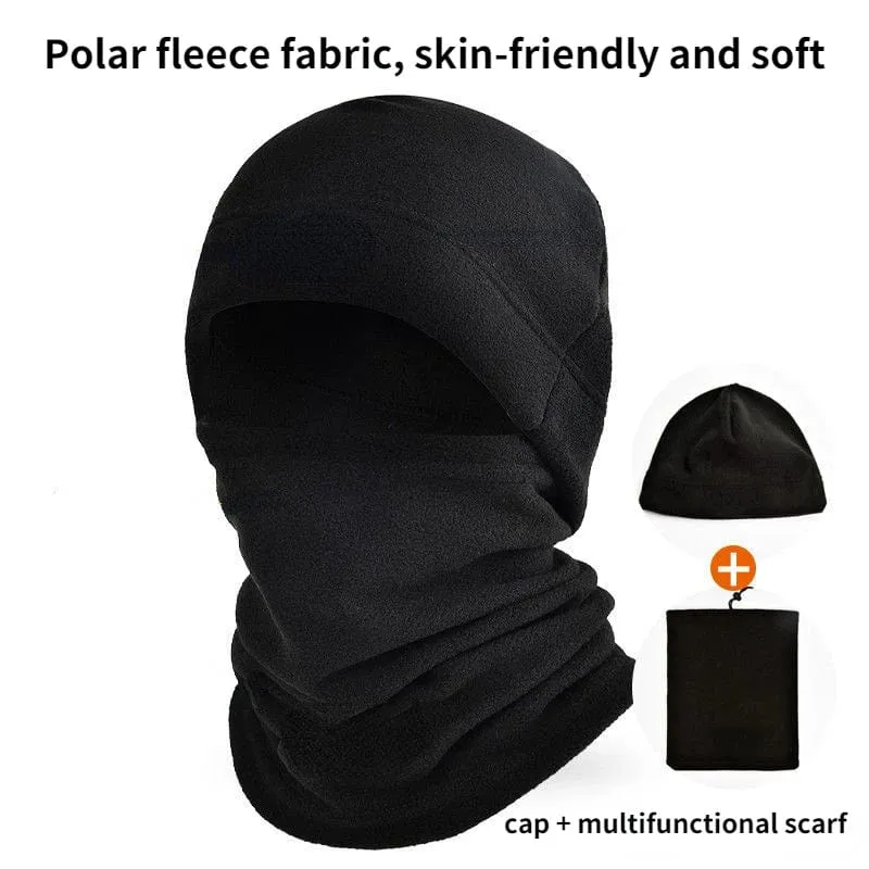 Winter Polar Coral Fleece Sturmhaube Männer Gesichtsmaske Halswärmer Mützen Thermokopfbedeckung Taktischer Militärsport Schal Skimützen