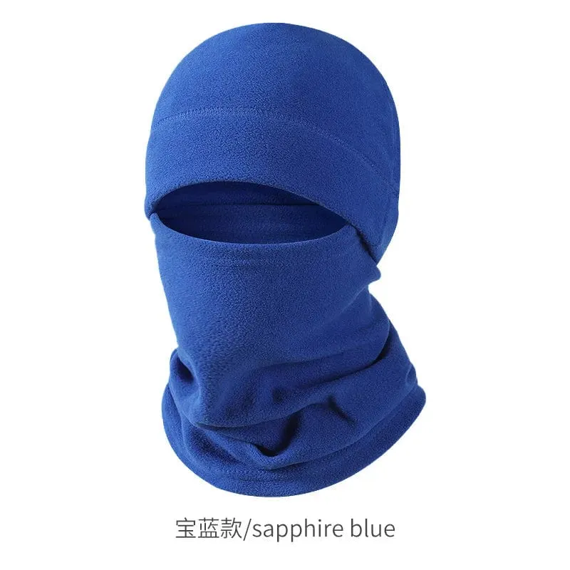 Winter Polar Coral Fleece Sturmhaube Männer Gesichtsmaske Halswärmer Mützen Thermokopfbedeckung Taktischer Militärsport Schal Skimützen