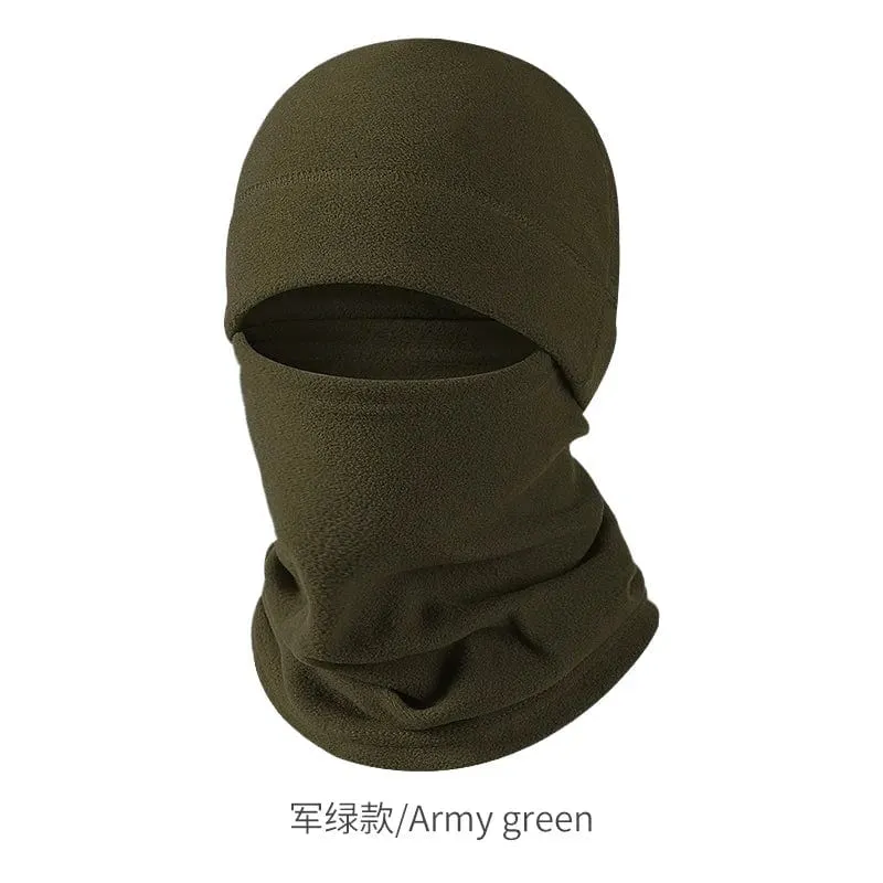 Winter Polar Coral Fleece Sturmhaube Männer Gesichtsmaske Halswärmer Mützen Thermokopfbedeckung Taktischer Militärsport Schal Skimützen