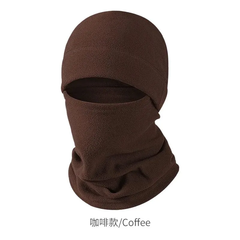 Winter Polar Coral Fleece Sturmhaube Männer Gesichtsmaske Halswärmer Mützen Thermokopfbedeckung Taktischer Militärsport Schal Skimützen