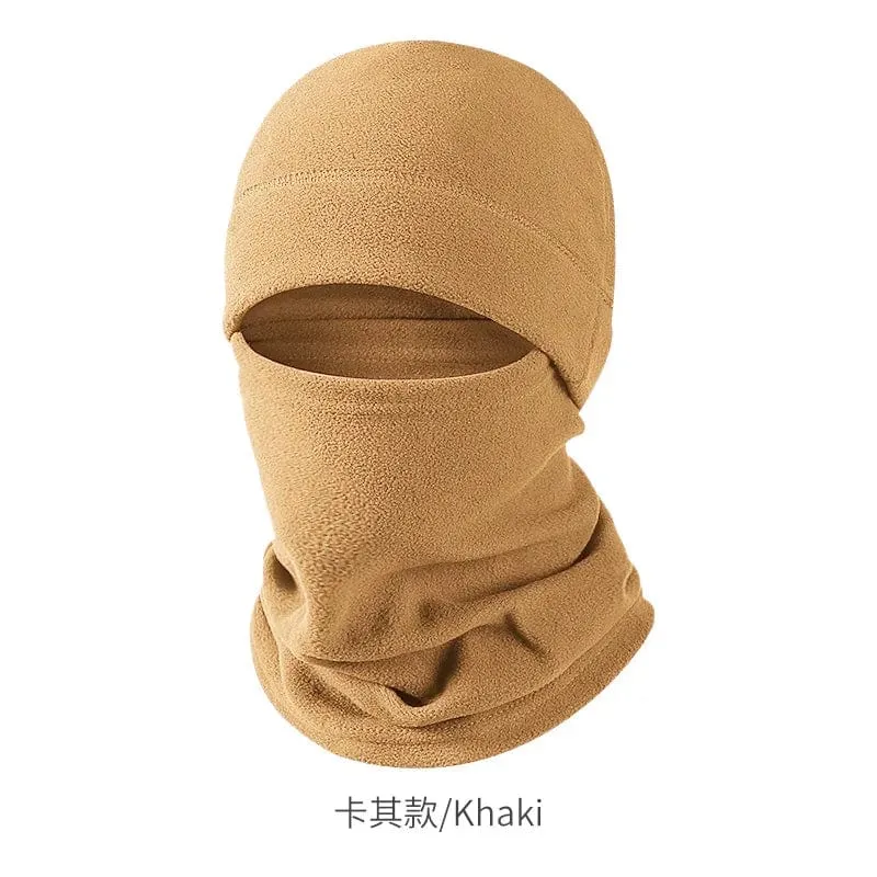 Winter Polar Coral Fleece Sturmhaube Männer Gesichtsmaske Halswärmer Mützen Thermokopfbedeckung Taktischer Militärsport Schal Skimützen