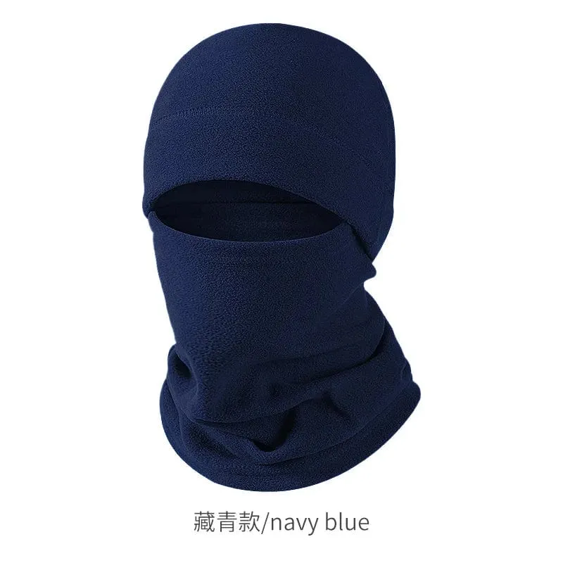 Winter Polar Coral Fleece Sturmhaube Männer Gesichtsmaske Halswärmer Mützen Thermokopfbedeckung Taktischer Militärsport Schal Skimützen