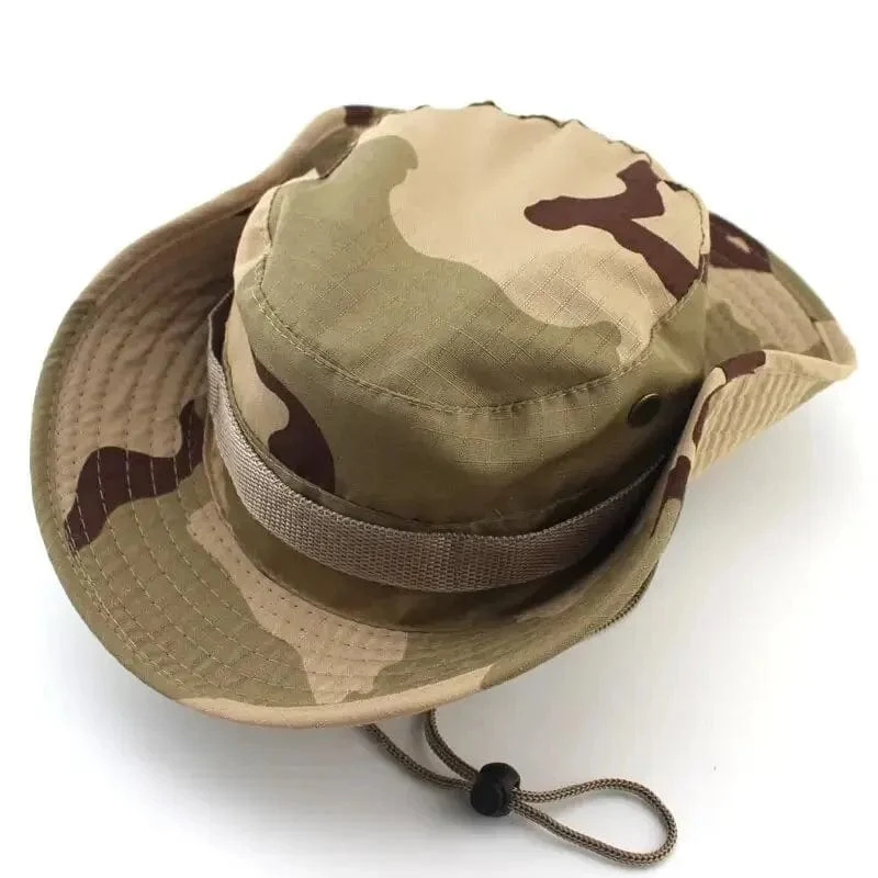 Outdoor Camouflage Fischer Hut Taktische Ausbildung Expansion Atmungsaktive Militärische Ausbildung Camping Sonnencreme Hut