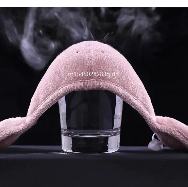 Winter Unisex Atmungsaktive Löcher Maske Kältebeständige Thermomaske Ohrenschützer Zwei-in-Eins-Wickelband Ohrenwärmer Outdoor Reiten Ohrenschützer