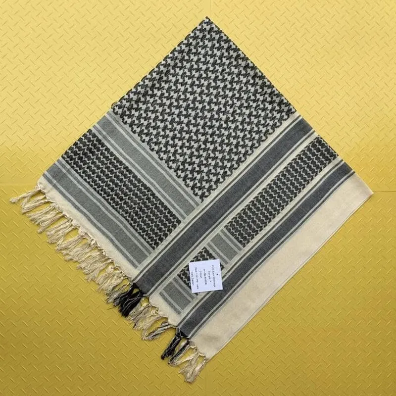 Damen-Schal, Bandana, palästinensisches Kopftuch, Schalhals, militärischer taktischer Herrenschal, Keffiyeh Palestine Shemagh, Halswärmer Shemag