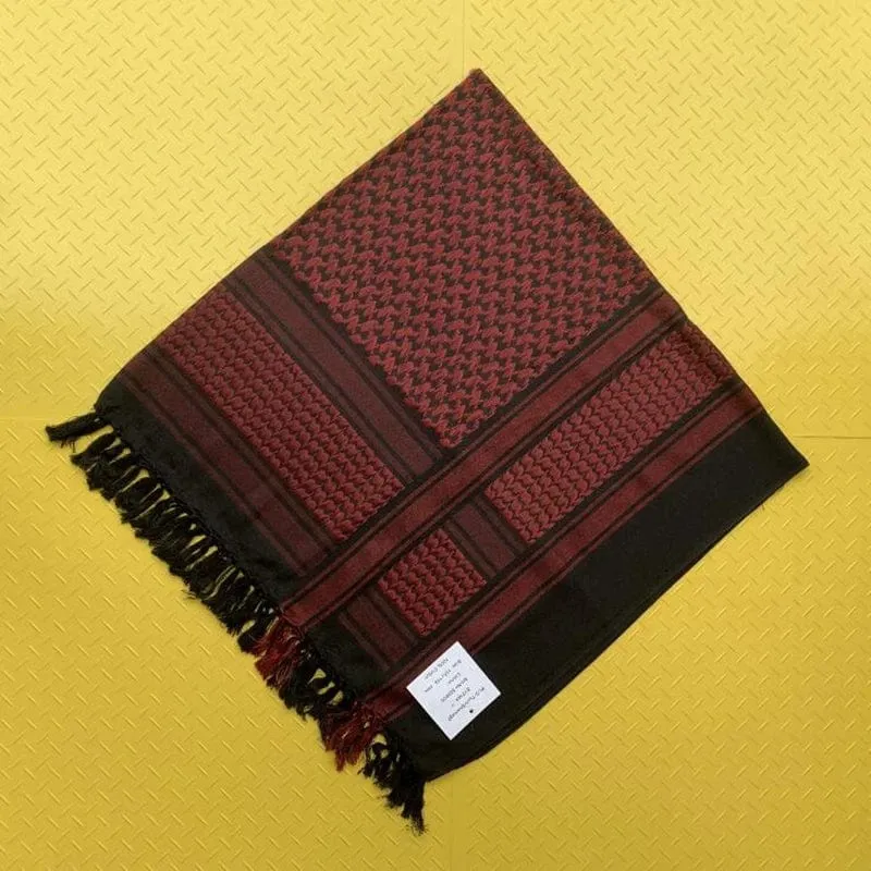 Damen-Schal, Bandana, palästinensisches Kopftuch, Schalhals, militärischer taktischer Herrenschal, Keffiyeh Palestine Shemagh, Halswärmer Shemag