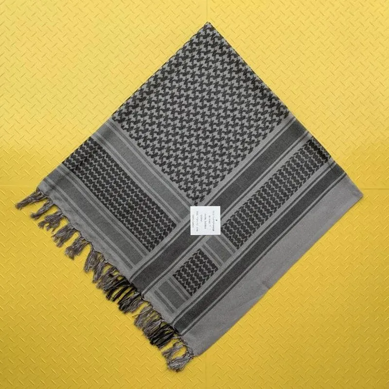 Damen-Schal, Bandana, palästinensisches Kopftuch, Schalhals, militärischer taktischer Herrenschal, Keffiyeh Palestine Shemagh, Halswärmer Shemag