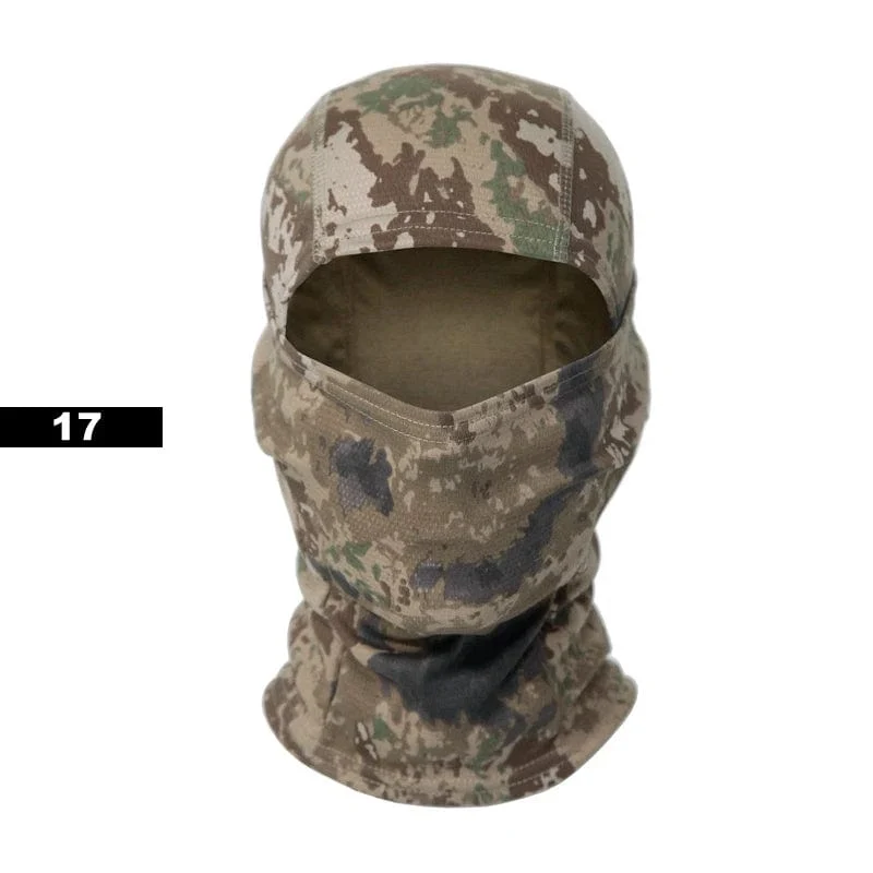 Taktische Sturmhaube, Baseballkappen, Vollgesichtsmaske, Set für Herren, Sommer, Snapback, Sonnenhut, Outdoor, Jagd, Tarnung, Sturmhaube