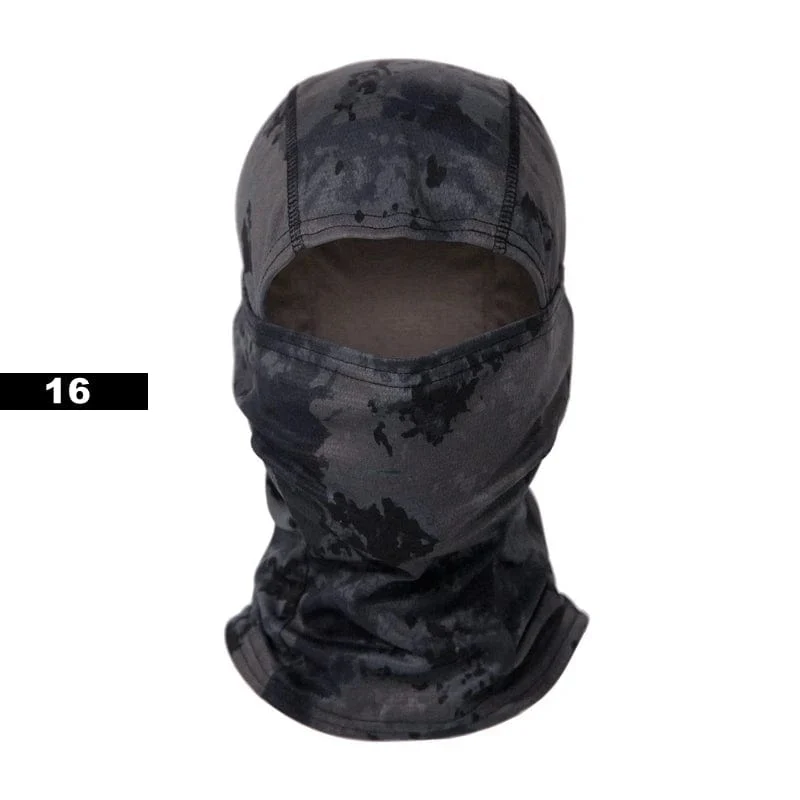 Taktische Sturmhaube, Baseballkappen, Vollgesichtsmaske, Set für Herren, Sommer, Snapback, Sonnenhut, Outdoor, Jagd, Tarnung, Sturmhaube