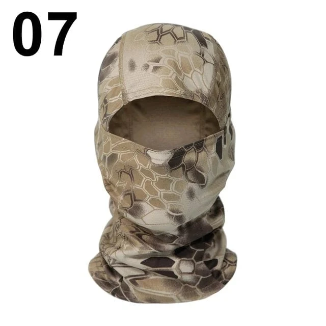 Taktische Sturmhaube, Baseballkappen, Vollgesichtsmaske, Set für Herren, Sommer, Snapback, Sonnenhut, Outdoor, Jagd, Tarnung, Sturmhaube