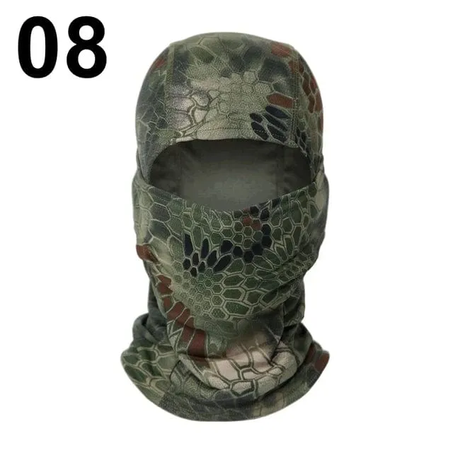 Taktische Sturmhaube, Baseballkappen, Vollgesichtsmaske, Set für Herren, Sommer, Snapback, Sonnenhut, Outdoor, Jagd, Tarnung, Sturmhaube