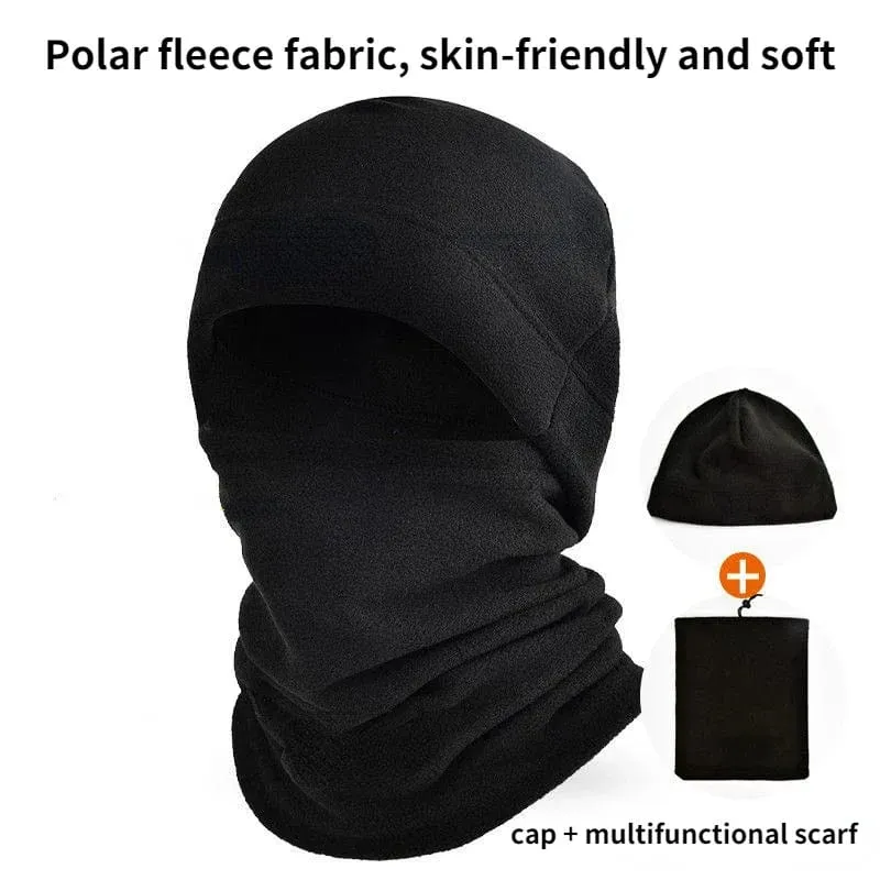 Winter Polar Coral Fleece Sturmhaube Männer Gesichtsmaske Halswärmer Mützen Thermokopfbedeckung Taktischer Militärsport Schal Skimützen