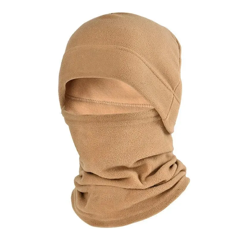 Winter Polar Coral Fleece Sturmhaube Männer Gesichtsmaske Halswärmer Mützen Thermokopfbedeckung Taktischer Militärsport Schal Skimützen