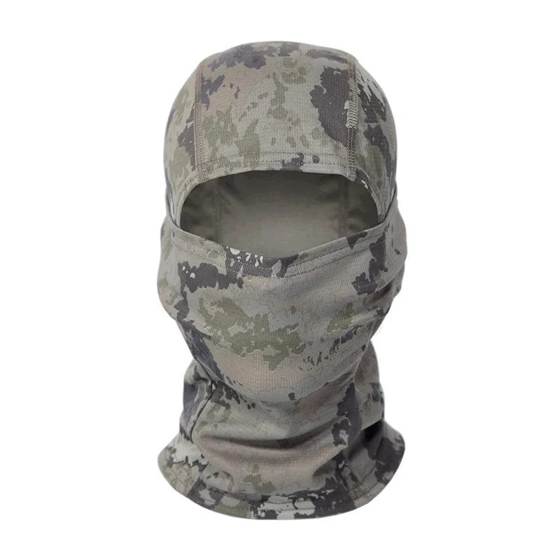 Fleece Taktische Tarnung Sturmhaube Vollgesichtsmaske Winter Warm Winddicht Radfahren Wandern Skifahren Schal Hut Bandana Halsmanschette