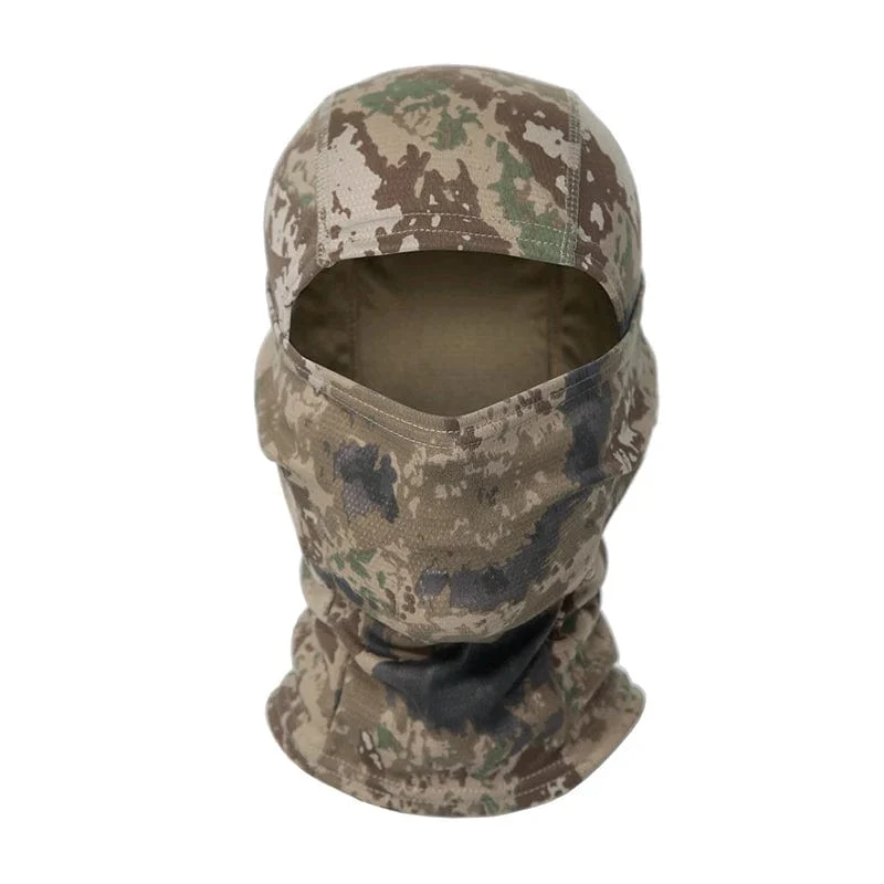 Fleece Taktische Tarnung Sturmhaube Vollgesichtsmaske Winter Warm Winddicht Radfahren Wandern Skifahren Schal Hut Bandana Halsmanschette