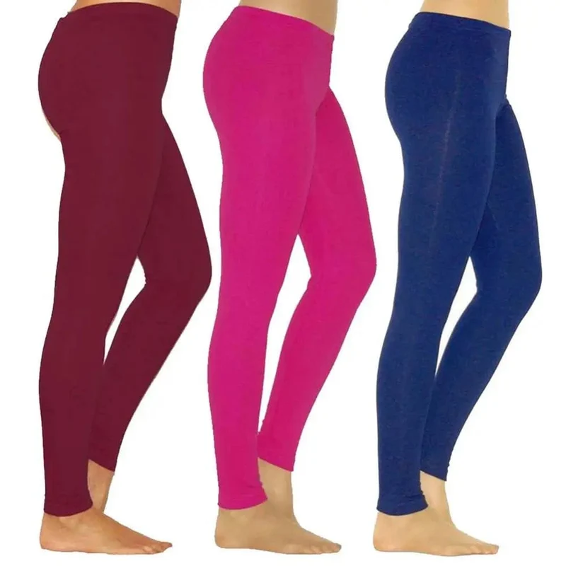 40% HEIßER Damen Einfarbig Elastische Hohe Taille Schlank Leggings Yoga Hohe Elastische Sport Fitness Leggings Hüfte Running Training Hosen P