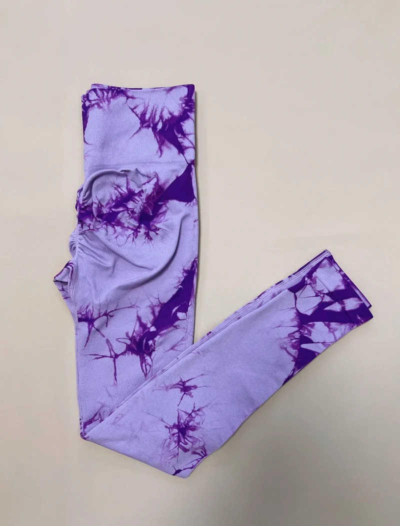 23 Farben Tie Dye Nahtlose Leggings Push Up Frauen Mallas Sport Fitness Kontur Yoga Laufhose Elastische Nylon Strumpfhosen Leggins