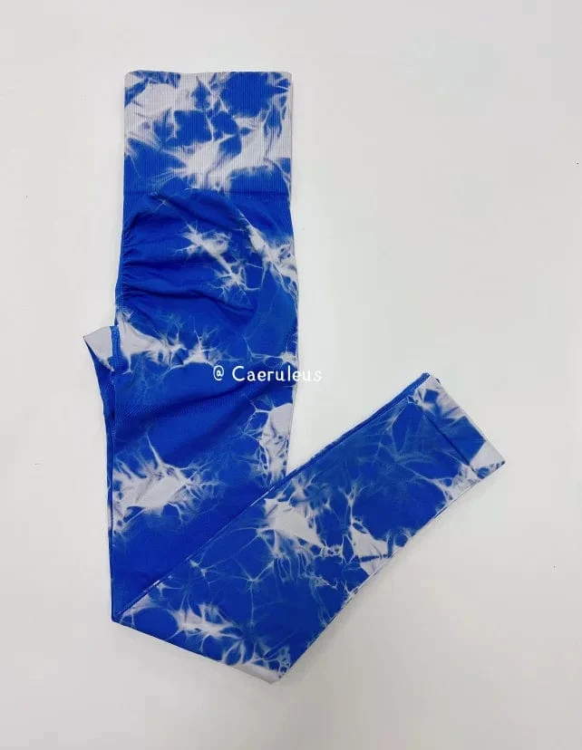 23 Farben Tie Dye Nahtlose Leggings Push Up Frauen Mallas Sport Fitness Kontur Yoga Laufhose Elastische Nylon Strumpfhosen Leggins