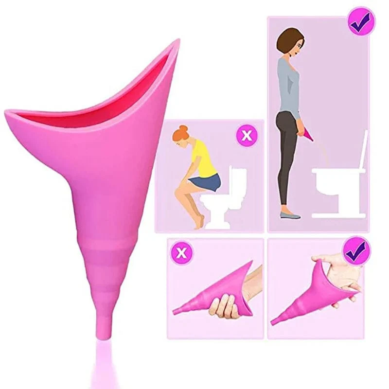 Frau Erwachsene Pisse Urin Taschen Für Auto Reise Camping Patienten Stehen Toilette Outdoor Sport Reise Weibliche Notfall Pee Handliche tasche