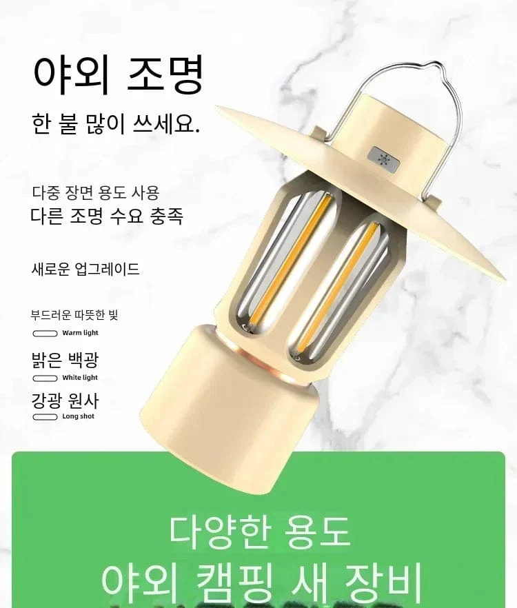 3000Mah Camping Ambient Mini Licht Tragbare Ipx4 Wasserdichte Rucksack Beleuchtung Hängende Zelt Lampe Outdoor Wandern Reise Laterne