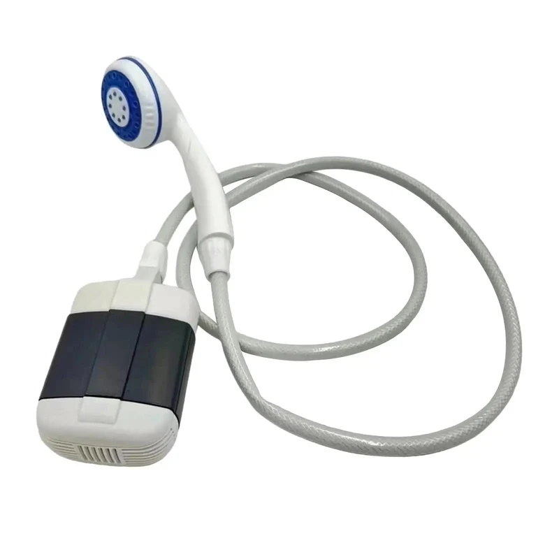 Tragbare Campingdusche für den Außenbereich, wiederaufladbar über USB, elektrische Duschpumpe für Camping, Autowaschen, Gartenarbeit, Haustierreinigung