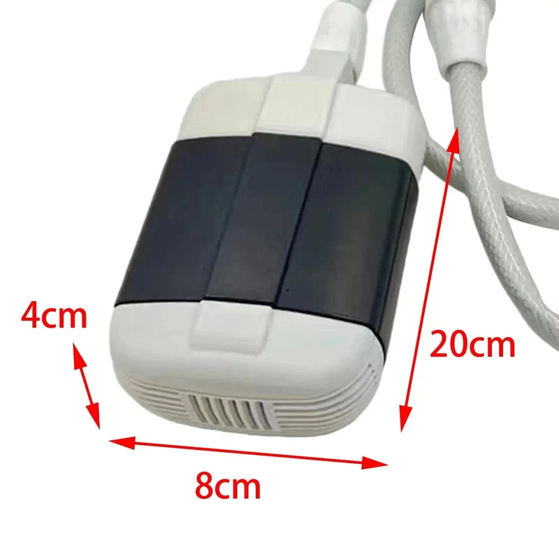 Tragbare Campingdusche für den Außenbereich, wiederaufladbar über USB, elektrische Duschpumpe für Camping, Autowaschen, Gartenarbeit, Haustierreinigung