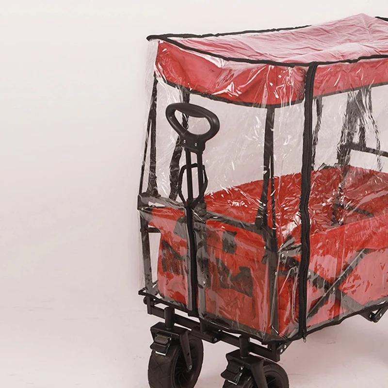 1 Stück Camping Trolley Regenschutz PVC Garten Picknick Wagen Kinderwagen Warenkorb Wasserdichte Abdeckung Camping Ausrüstung