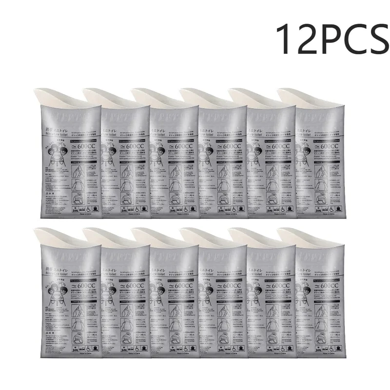 4-20PCS Outdoor Notfall Urin Beutel 700ml Einweg Reise Mobile Toilette Tragbare Urinal Beutel für Weibliche Baby männlichen Erbrechen Beutel