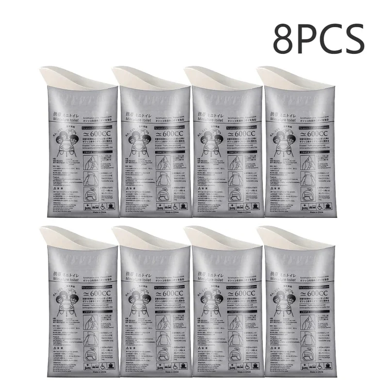 4-20PCS Outdoor Notfall Urin Beutel 700ml Einweg Reise Mobile Toilette Tragbare Urinal Beutel für Weibliche Baby männlichen Erbrechen Beutel