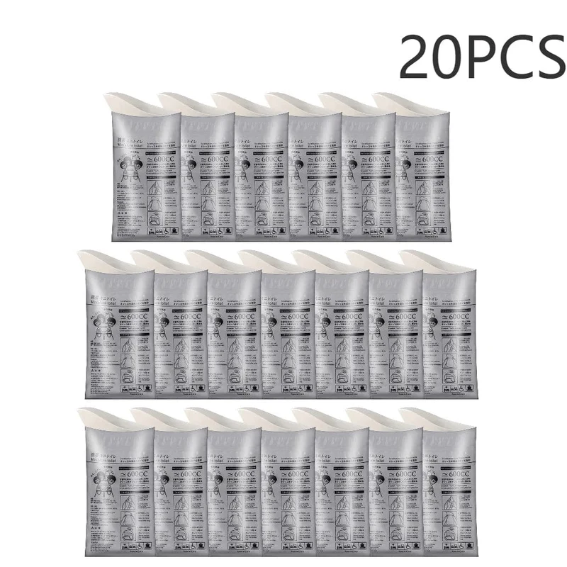 4-20PCS Outdoor Notfall Urin Beutel 700ml Einweg Reise Mobile Toilette Tragbare Urinal Beutel für Weibliche Baby männlichen Erbrechen Beutel