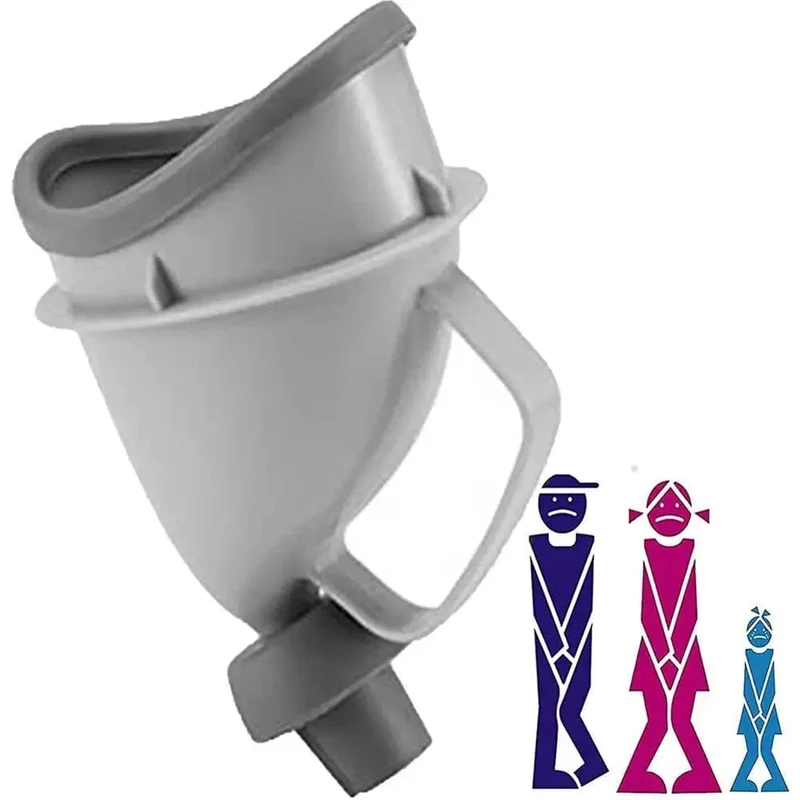 Outdoor Auto Camping Toilette Männlich Weiblich Urinal Trichter Urin Trichter Pinkeln Notfall Verkehr Tragbare Toilette Camping Ausrüstung