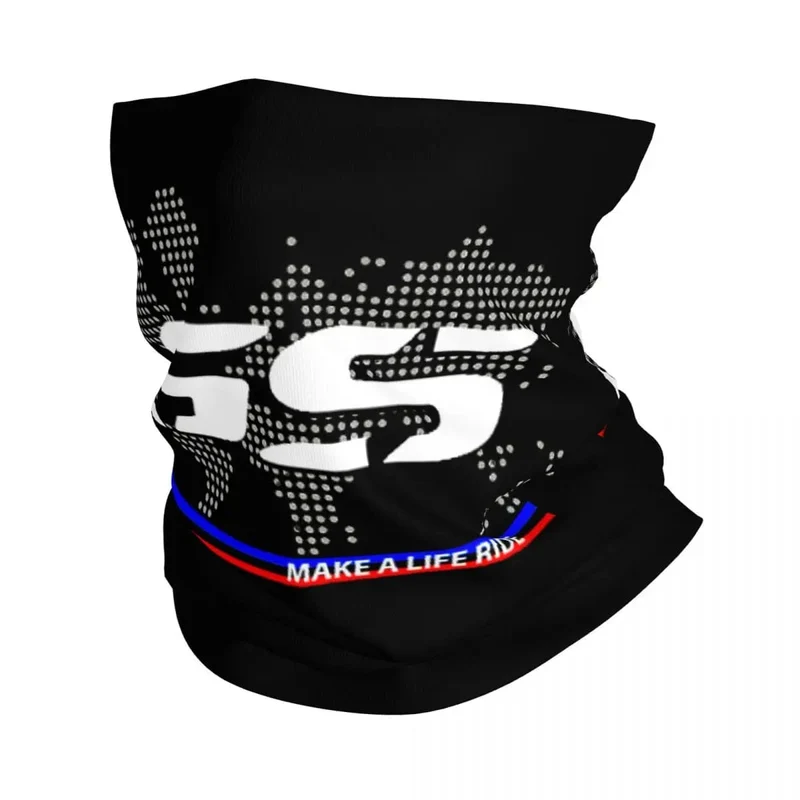 Benutzerdefinierte GS Motorrad Abenteuer Bandana Halsmanschette für Wandern Camping Männer Frauen Wickelschal Motorrad Biker Stirnband Wärmer