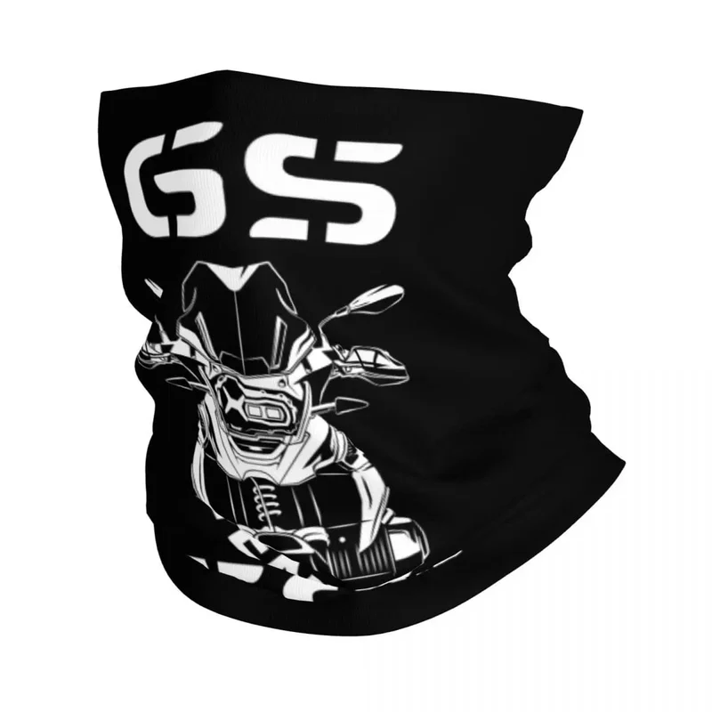 Benutzerdefinierte GS Motorrad Abenteuer Bandana Halsmanschette für Wandern Camping Männer Frauen Wickelschal Motorrad Biker Stirnband Wärmer