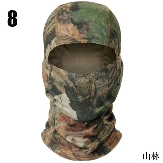 Taktische Camouflage Sturmhaube Vollgesichtsmaske Wargame CP Militärhut Jagd Fahrrad Radfahren Armee Multicam Bandana Halstuch