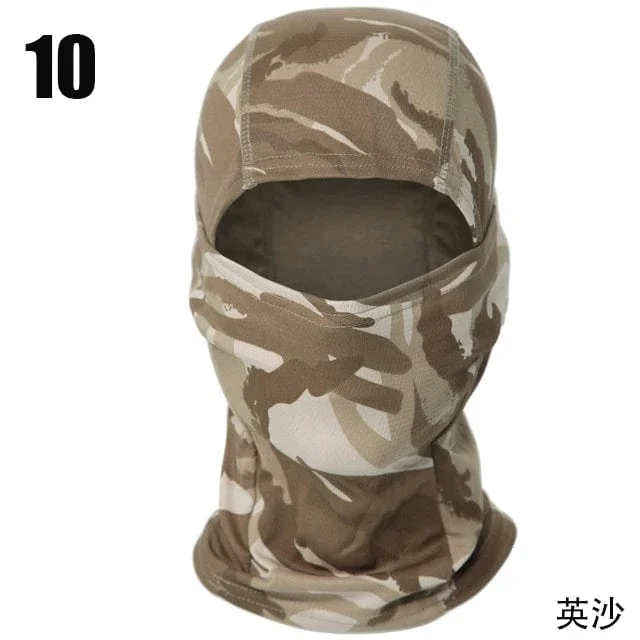 Taktische Camouflage Sturmhaube Vollgesichtsmaske Wargame CP Militärhut Jagd Fahrrad Radfahren Armee Multicam Bandana Halstuch